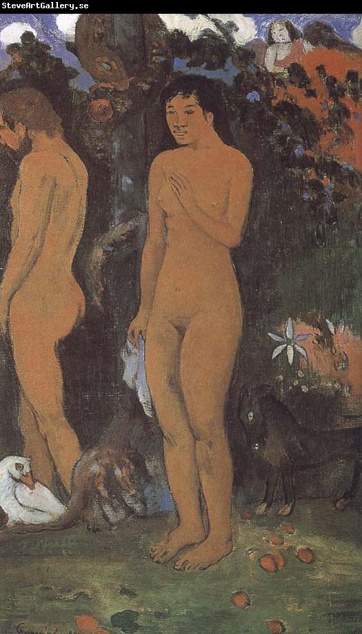 Paul Gauguin Adam Eve